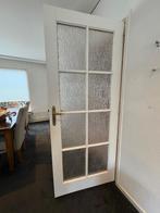 Binnendeur met glas - 830x2015mm, Doe-het-zelf en Verbouw, Deuren en Horren, Ophalen, 80 tot 100 cm, Binnendeur, Zo goed als nieuw