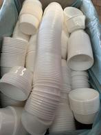 Plastic bakjes / sauscups 200 cc +- 1000 stuks wit, Ophalen of Verzenden, Nieuw