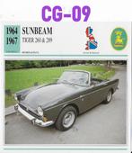 Cg9 autokaart sunbeam tiger 260 & 289 ( 1964 - 1967 ), Ophalen of Verzenden, Zo goed als nieuw, Auto's