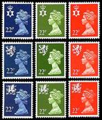 REGIONALS E.II. 22p. Decimal Machin frankeerzegels, 12 Varië, Verzenden, Postfris