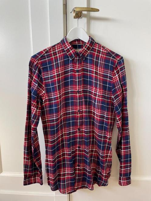 Overhemd, geruit, slim fit, 100% katoen, Pull&Bear, Heren, M, Kleding | Heren, Overhemden, Zo goed als nieuw, Halswijdte 38 (S) of kleiner