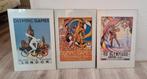 Posters Olympische Spelen 3x, Met lijst, Sport, Gebruikt, A1 t/m A3