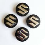 54 MM SUZUKI Zwart of grijs set van 4 naafdoppen center, Ophalen of Verzenden, Zo goed als nieuw