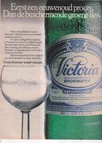 Retro reclame 1980 Victoria bronwater frisdrank met prik, Overige typen, Ophalen of Verzenden