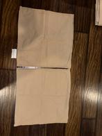 Ikea gurli 2 kussenhoezen 50-50, Huis en Inrichting, Ophalen of Verzenden, Zo goed als nieuw, Beige, Vierkant