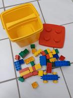 Duplo stenen in vierkanten emmer, Ophalen of Verzenden, Zo goed als nieuw, Overige merken