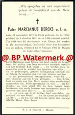 Dercks Pater Marcinus 1871 Delft 1960 Megen - 20426-, Bidprentje, Ophalen of Verzenden