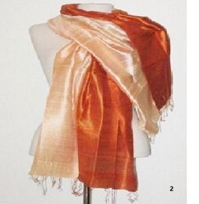 Sjaal zijde verkrijgbaar in 4 kleurstellingen, Kleding | Dames, Mutsen, Sjaals en Handschoenen, Nieuw, Sjaal, Maat 46/48 (XL) of groter