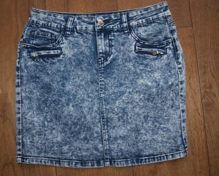 Spijkerrok Cache Cache (36), Kleding | Dames, Rokken, Gedragen, Maat 36 (S), Blauw, Knielengte, Ophalen of Verzenden