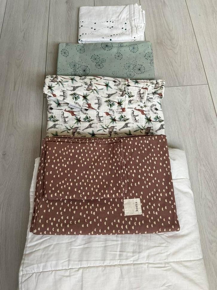 Dekbedhoes voor baby ledikant - Koeka - Cottonbaby - Cam Cam, Kinderen en Baby's, Dekens, Slaapzakjes en Inbakerproducten, Zo goed als nieuw