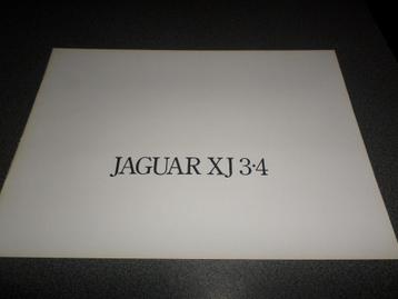 Jaguar XJ 3.4 Brochure beschikbaar voor biedingen