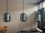 Hang lamp met smoke glas, Ophalen of Verzenden, Zo goed als nieuw, Glas, Minder dan 50 cm