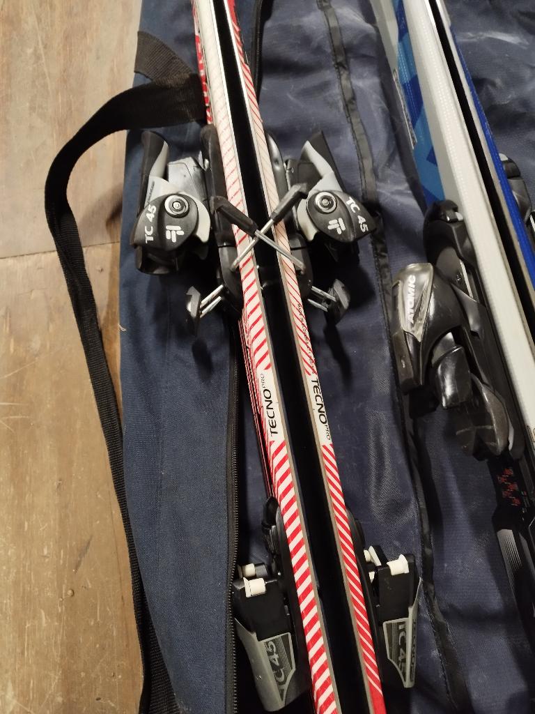 Ski's 4 paar - 2 kind en 2 volw - gezinspakket, Gebruikt, 100 tot 140 cm, Skiën, Ski's
