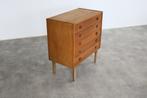 vintage ladenkast | kast | jaren 60 | Deens | eiken, Huis en Inrichting, Kasten | Ladekasten, Gebruikt, ., Eikenhout, 3 of 4 laden