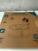 RVS waterfontein voor katten/ kleine honden incl.filters, Dieren en Toebehoren, Kattenvoerbakken en Drinkbakken, Ophalen of Verzenden