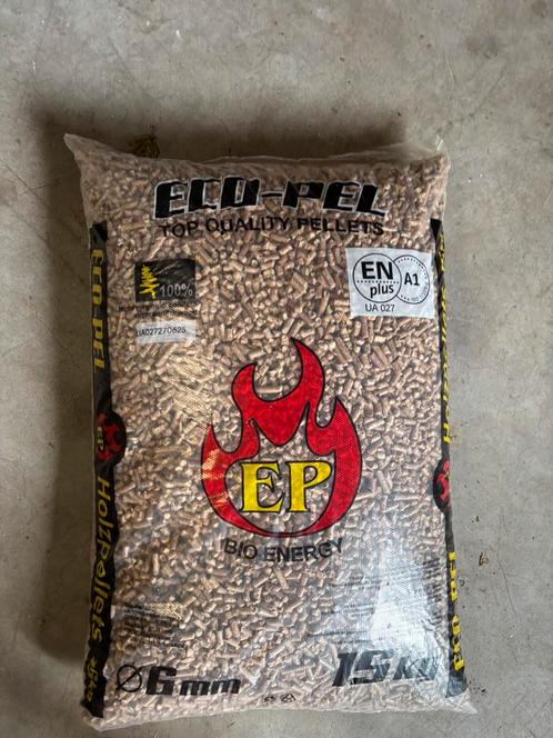 Pelletkorrel houtpellets 1050 kg per pallet, Tuin en Terras, Haardhout, Blokken, Overige houtsoorten, Minder dan 3 m³, Ophalen