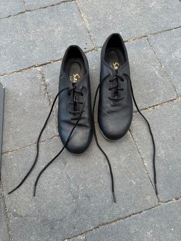 Leren Tapdans schoenen tap shoes Sansha maat 36, size 6 beschikbaar voor biedingen