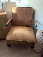 Fauteuil leer bruin Giga meubel, Huis en Inrichting, Fauteuils, Ophalen, Zo goed als nieuw, 50 tot 75 cm, Leer