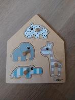 Done By Deer houten puzzel met (k)noppen, Kinderen en Baby's, Speelgoed | Kinderpuzzels, Ophalen of Verzenden, Zo goed als nieuw