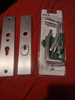 Axa deurkrukken nieuw en deurbeslag 55 mm anti kerntrek, Ophalen of Verzenden, Nieuw, Rvs, Klink of Kruk