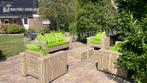 Tuinmeubelen Steigerhout Loungebank Tuin Terras Lounge Bank, Verzenden, Steigerhout, Nieuw, Eettafel