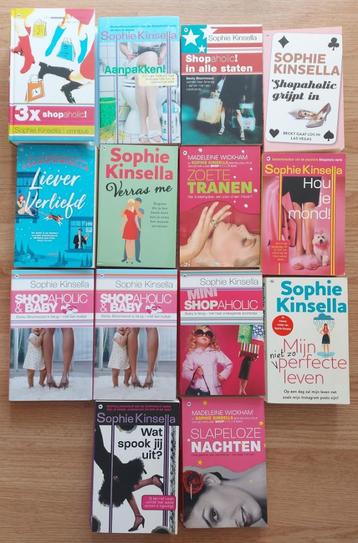 Diverse romans van Sophie Kinsella beschikbaar voor biedingen