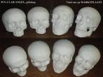 levensgrote Schedels, replica Skulls van BESCHILDERBAAR gips, Nieuw, Ophalen of Verzenden, Memento mori display stilleven Gothic art koptelefoon