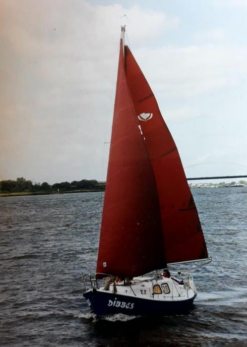 Midget 20, Watersport en Boten, Kajuitzeilboten en Zeiljachten, Gebruikt, Tourjacht of Cruiser, Polyester, Benzine, Ophalen