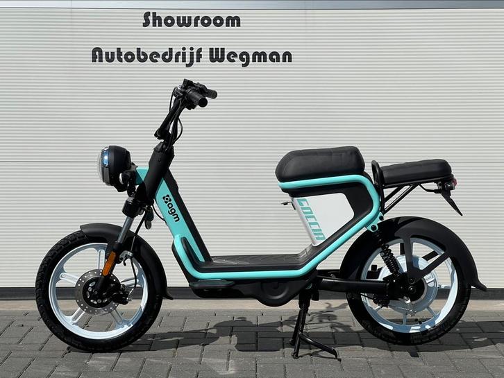 AGM Goccia GEV1200-25km-30Ah Turquoise elektrische brommer, Fietsen en Brommers, Snorfietsen en Snorscooters, Nieuw, Tomos