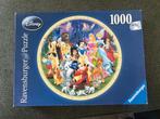 Disney legpuzzel rond, Hobby en Vrije tijd, Denksport en Puzzels, Ophalen of Verzenden, 500 t/m 1500 stukjes, Gebruikt, Legpuzzel