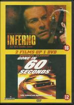 DVD - Inferno / Gone in 60 seconds, Cd's en Dvd's, Gebruikt, Ophalen of Verzenden, Vanaf 12 jaar, Actie