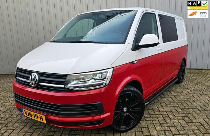Volkswagen Transporter 2.0 TDI DC. 6 Pers ! Highline LEDAuto, Auto's, Bestelauto's, Bedrijf, Te koop, ABS, Achteruitrijcamera