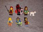 6 LEGO minifiguren; geitenherder, vampierridder e.a., Complete set, Ophalen of Verzenden, Lego, Zo goed als nieuw