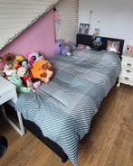 boxspring 120 cm breed, Huis en Inrichting, Ophalen, Zwart, Zo goed als nieuw, Twijfelaar
