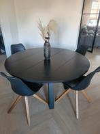 Eettafel Woood 150cm, Ophalen, 100 tot 150 cm, Rond, Zo goed als nieuw