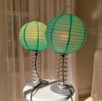 Vintage Ikea Rum Lampen Groen Space Age spiraallamp, Ophalen, Gebruikt, Space age,retro, vintage, vintage Ikea, Minder dan 50 cm