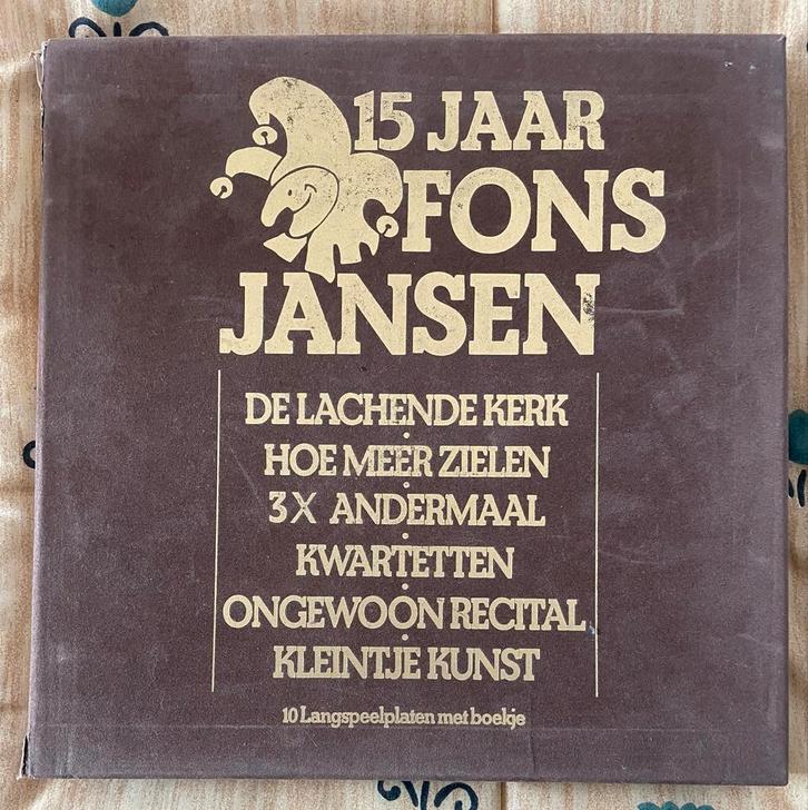 15 Jaar Fons Jansen - 10 LP Boxset, Cd's en Dvd's, Cd's | Overige Cd's, Gebruikt, Boxset, Ophalen of Verzenden