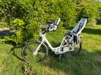 Gazelle bloom moederfiets met 2 Yepp zitjes, Ophalen, 2 zitjes, Gebruikt, Windscherm