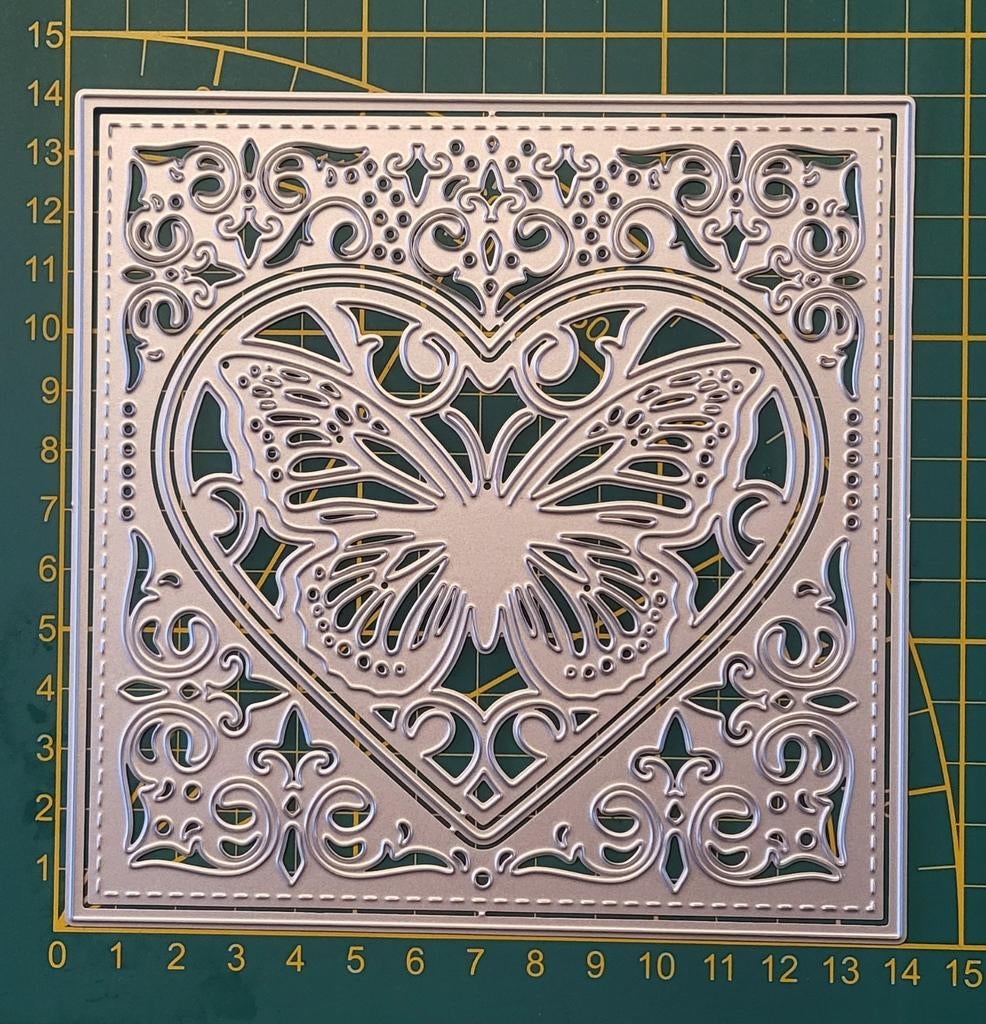 Snijmal  frame Vlinder/ hartje, Ophalen of Verzenden, Zo goed als nieuw, Overige thema's, Pons of Mal