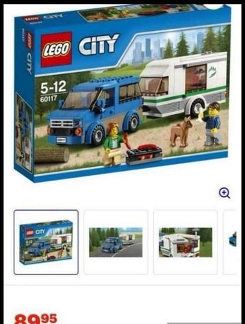 Lego busje met  caravan 60117 beschikbaar voor biedingen