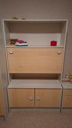 Vintage uitklapkast / kledingkast / nachtkastje, Ophalen, Gebruikt, Met deur(en), 100 tot 150 cm