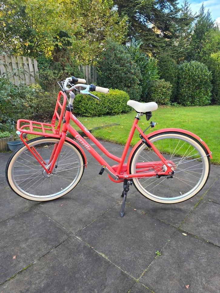 Dames fiets Gazelle roze/perzik maat 59 cm met 7 versnelling, Fietsen en Brommers, Fietsen | Dames | Damesfietsen, Zo goed als nieuw