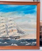 H W Hackett 1971 olieverf kunst Golden Fleece Merchant Schip, Ophalen of Verzenden