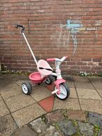 Smoby Driewieler Roze met Duwstang, Kinderen en Baby's, Speelgoed | Buiten | Voertuigen en Loopfietsen, Ophalen, Zo goed als nieuw