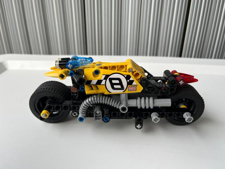 LEGO Technic Stuntmotor 42058, Kinderen en Baby's, Speelgoed | Duplo en Lego, Gebruikt, Lego, Complete set, Ophalen of Verzenden