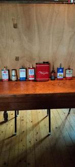 8 kleine vintage olie spuitjes, Verzamelen, Merken en Reclamevoorwerpen, Ophalen of Verzenden, Zo goed als nieuw, Verpakking