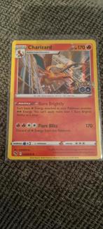 Charizard 010 Pokemon GO - Zeldzame kaart!, Ophalen of Verzenden, Zo goed als nieuw, Losse kaart, Foil