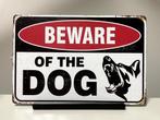 Beware of the dog ,tekstbord (Old Look), Huis en Inrichting, Woonaccessoires | Tekstborden en Spreuken, Nieuw, Ophalen of Verzenden