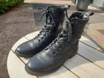 5th Avenue leren veterboots zwart, Kleding | Dames, Schoenen, Zwart, Lage of Enkellaarzen, Ophalen of Verzenden, Zo goed als nieuw