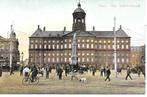 AMSTERDAM Paleis Dam Stadhuis standbeeld fiets hond tram, Verzamelen, Ansichtkaarten | Nederland, Verzenden, Voor 1920, Ongelopen